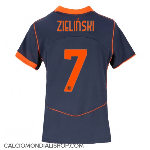 Maglie da calcio Inter Milan Piotr Zielinski #7 Terza Maglia Femminile 2025-26 Manica Corta